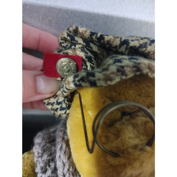 Pickford Bears Plush Stuffed "Sherwood" Brass Button Jointed - Picture 3 of 5